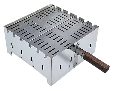 شواية جمرة استناليس مربعة مقاس 30 مع جريل