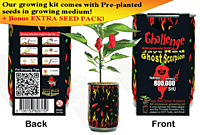 Red Jays Ghost Scorpion Pepper Growing Kit