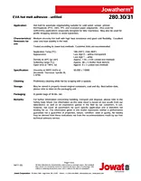 Jowat 280.30 EVA Hotmelt Adhesive-Unfilled (clear )