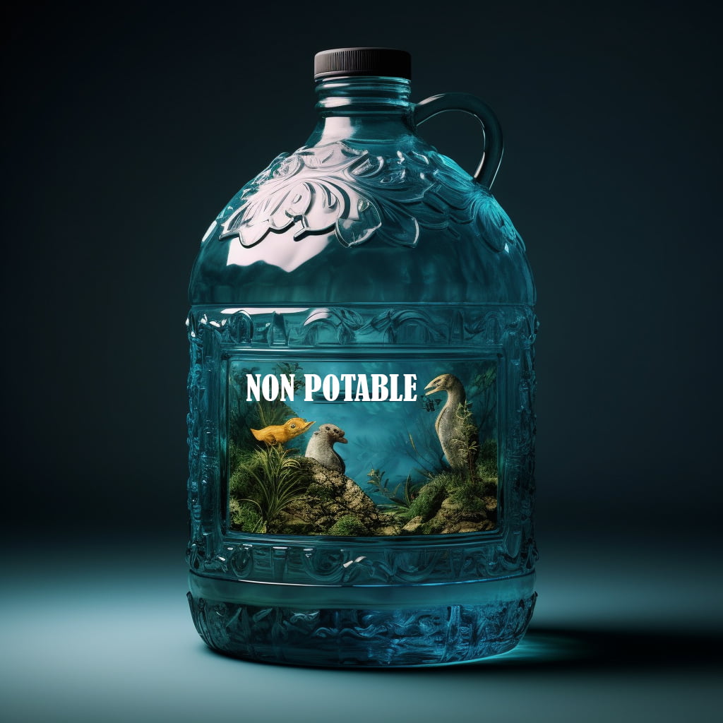 10L d'eau NON POTABLE pour douche 10L d'eau NON POTABLE pour douche