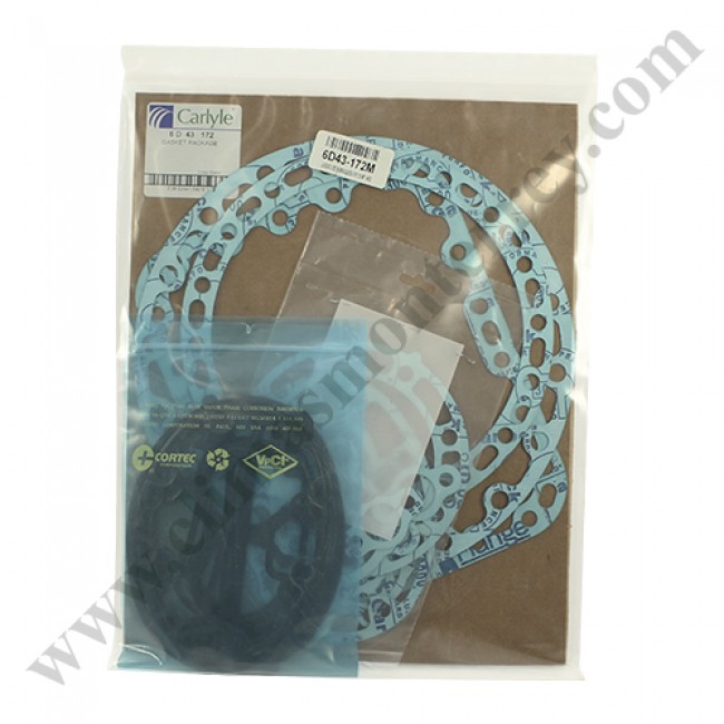 Juego De Empaques Para Compresor Semi Hermetico Carrier - 6D43-172M