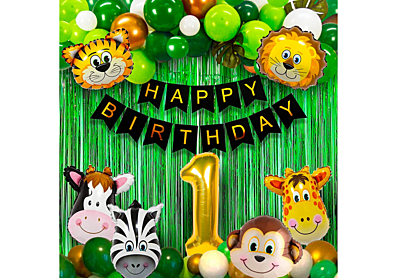 Jungle Theme Birthday Decoration Kit