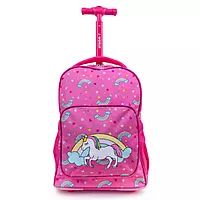 Jworld Sparkle 15" Rolling Backpack - Unicorn