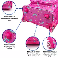 Jworld Sparkle 15" Rolling Backpack - Unicorn