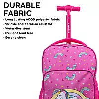 Jworld Sparkle 15" Rolling Backpack - Unicorn