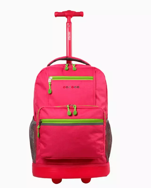 Jworld Sunlight 18" Rolling Backpack - Pink