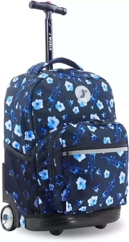 Jworld Sunrise 18" Rolling Backpack - Night Bloom