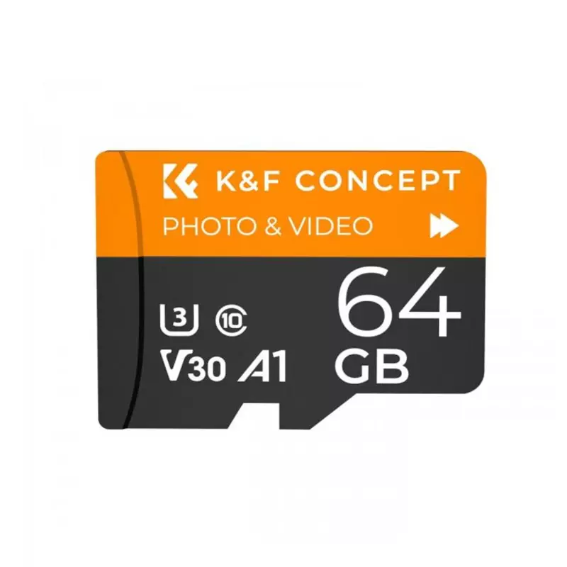 K&F 64G MICRO SD CARD U3/V30/A1 WITH ADAPTER MEMORY CARD(KF42.0012)