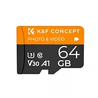 K&F 64G MICRO SD CARD U3/V30/A1 WITH ADAPTER MEMORY CARD(KF42.0012)