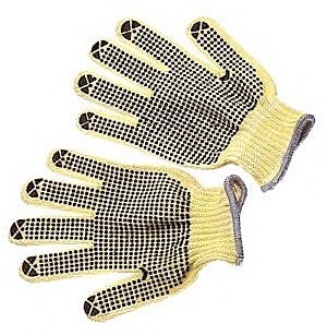 100% Kevlar string knit, regular weight, two sides dots