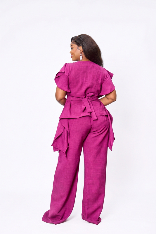 Kyomi Pant-Purple