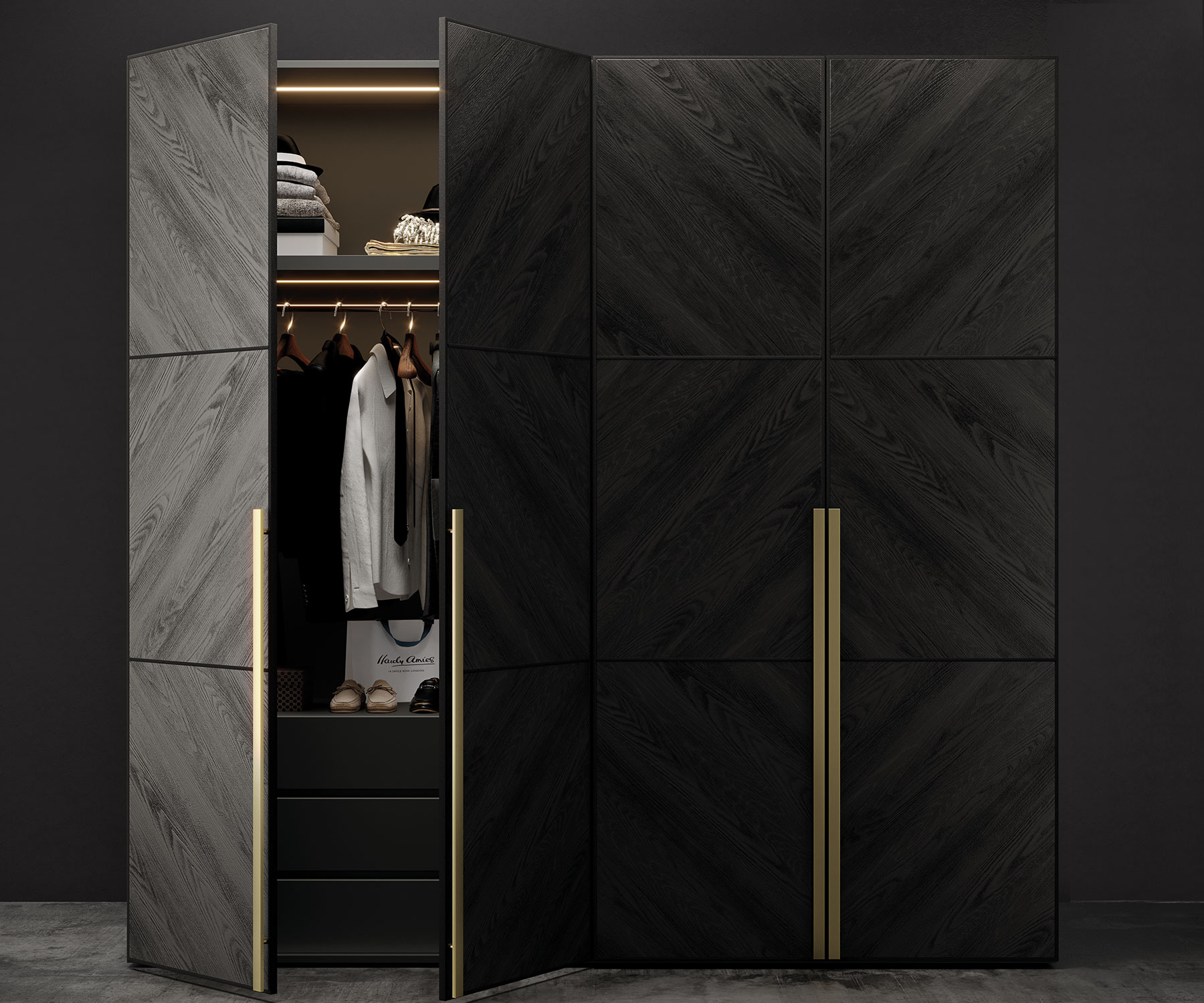 KRONOSPAN EIR PANELS-BLACK LW/3/4"/5x9FT