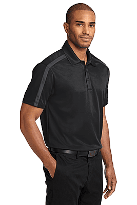 K547 PLAYERA POLO CABALLERO MC PORT AUTHORITY SILK TOUCH COLORBLOCK 