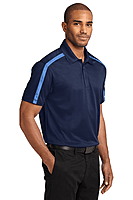 K547 PLAYERA POLO CABALLERO MC PORT AUTHORITY SILK TOUCH COLORBLOCK 