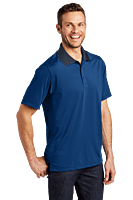 K558 PLAYERA POLO CABALLERO MC PORT AUTHORITY FINE STRIPE