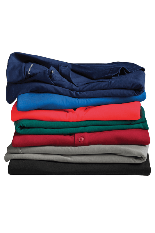 K568 PLAYERA POLO CABALLERO MC PORT AUTHORITY COTTON TOUCH