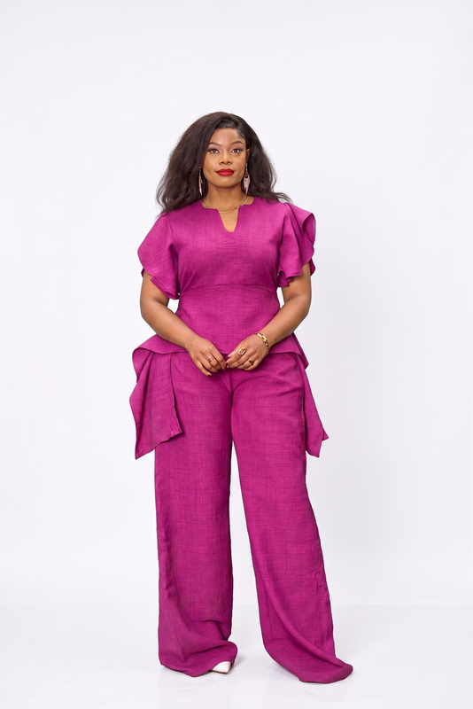 Kyomi Pant-Purple