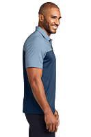 K831 PLAYERA POLO CABALLERO MC PORT AUTHORITY BLEND BLOCKED