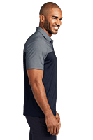 K831 PLAYERA POLO CABALLERO MC PORT AUTHORITY BLEND BLOCKED