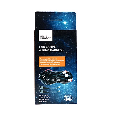 Hella ValueFit Two Lamps Wiring Harness Kit