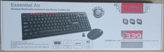 MOUSE & KEYBOARD SET - WIRELESS CLIPTEC RZK339