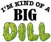 I'm Kind Of A Big Dill Embroidered Apron