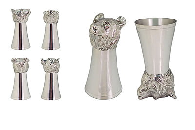 Pewter Stirrup Cup - BEARS HEAD 6"high (COMING NOV 15th) Pewter Stirrup Cup - BEARS HEAD 6"high (COMING NOV 15th)
