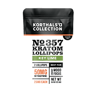 No. 357 Kratom Lollipops 2pk (25mg each) | Case of 10 bags