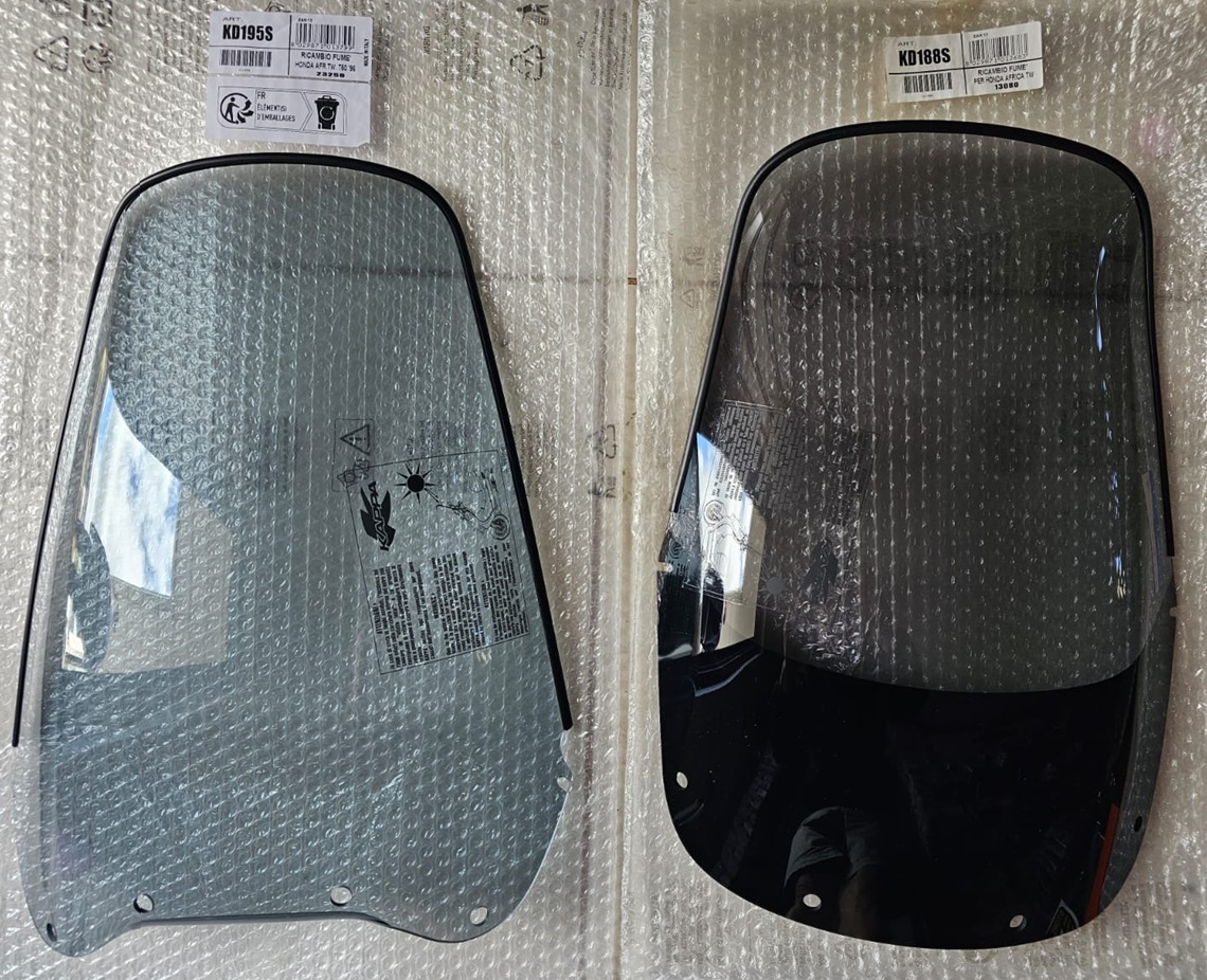 KAPPA HONDA SCREEN SMOKED KD195S - AFRICA TWIN 750 (96-02)