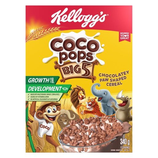 KELLOGS COCO POPS BIG 5 1X340G