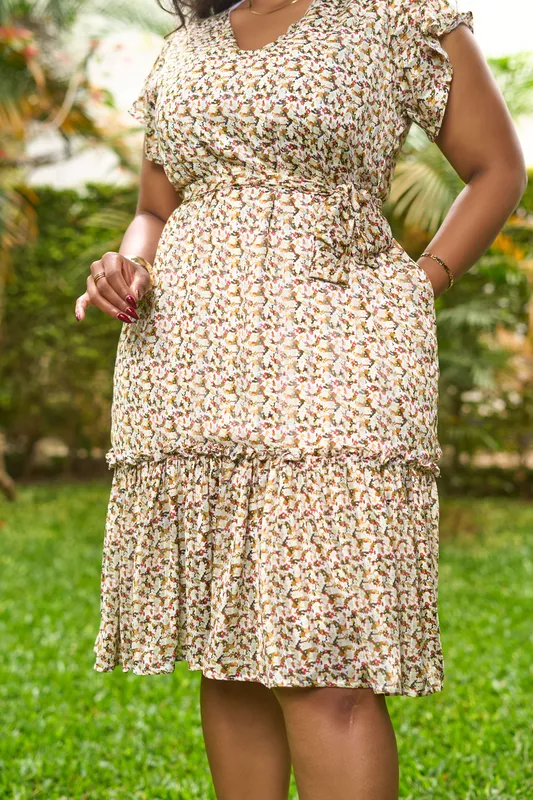 Ameera- White Floral