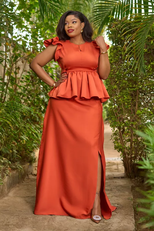 Casandra Skirt-Orange