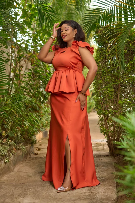 Casandra Skirt-Orange