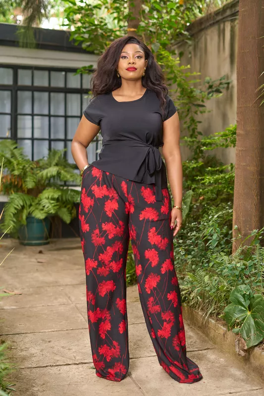 Mirah -Black Floral