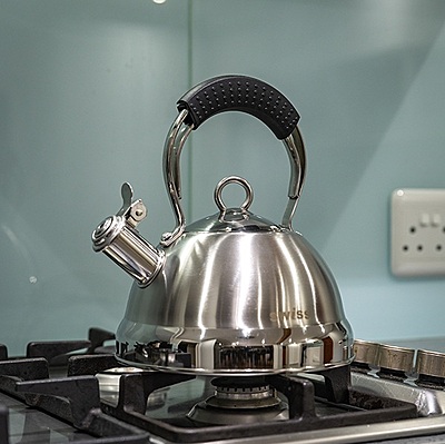 SWISS Kettle Gas 2.5 litre - Stainless Steel