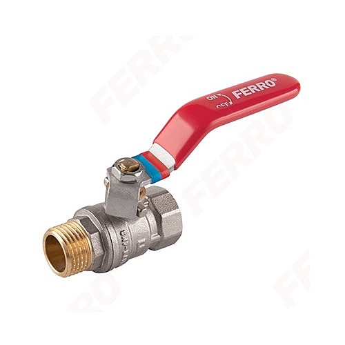 F-COMFORT BALL VALVE  LEVER HANDLE G1/2" M-F