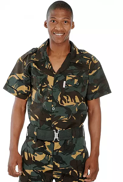 Short Sleeve Camo Combat Shirt