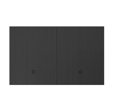 Konec Smart Switch Floating Button 2G Brushed Metal Black