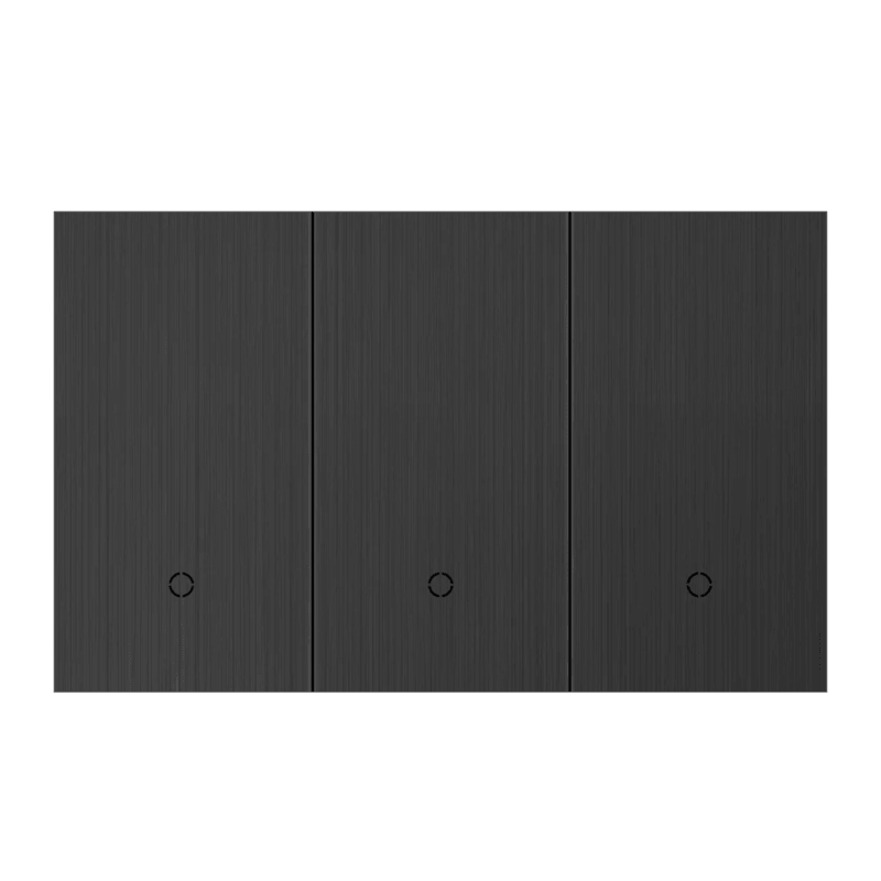 Konec Smart Switch Floating Button 3G Brushed Metal Black