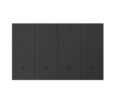 Konec Smart Switch Floating Button 4G Brushed Metal Black
