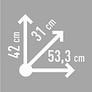 KAPPA PANNIER PLASTIC SET KGR46PACK2 (46Lt)