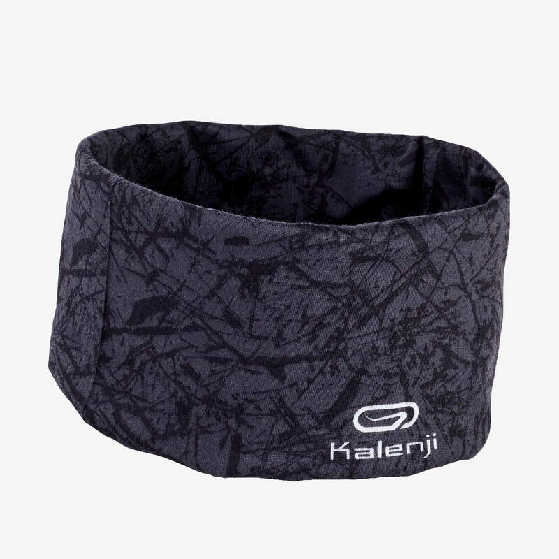 KIPRUN - Multi-Purpose Headband- Carbon Grey Printed Black KIPRUN - Multi-Purpose Headband- Carbon Grey Printed Black