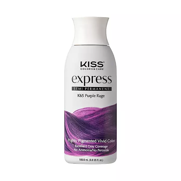 Express Semipermanente Purple Rage K65 100 ml Marca Kiss Express Semipermanente Purple Rage K65 100 ml Marca Kiss