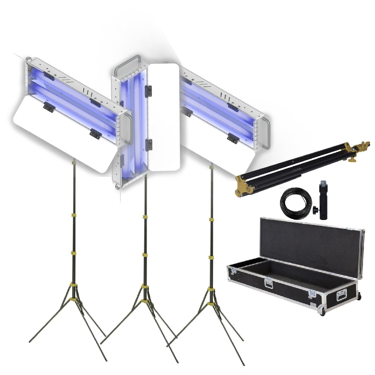 Sanitizer UV-C® 2x25 Portátil con Sensor y Temporizador (Móvil) KIT 3 - 50W