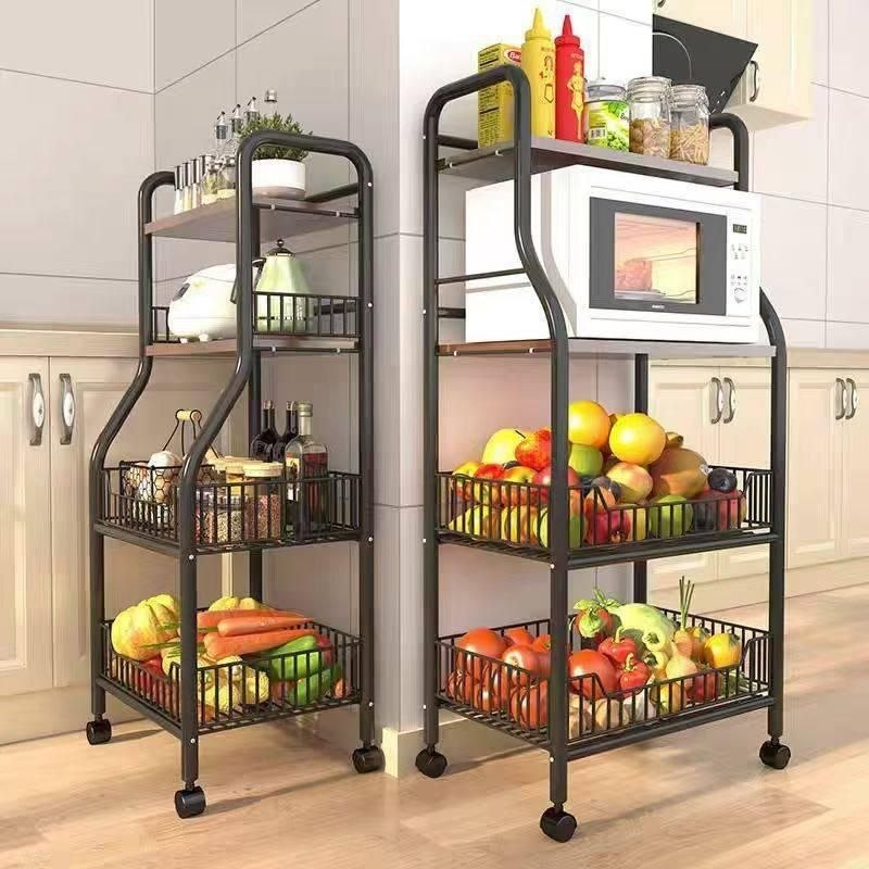 KITCHEN RACK WITH BASKET