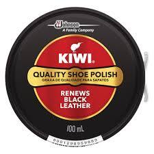 KIWI POLISH BLACK 8X12X100ML CS