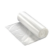 Kleenline 12-16 Gallon Can Liner, 24" x 33" x 8 MIC, Clear, 20 Rolls of 50 Liners | 1000/Case