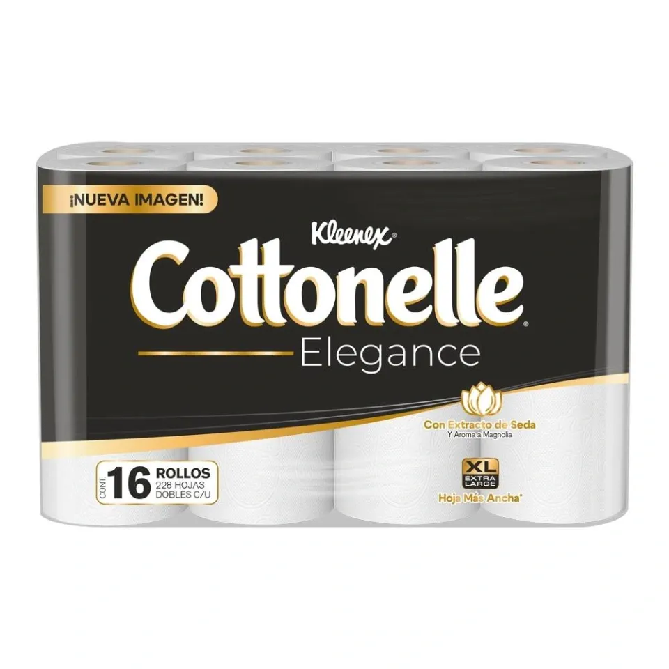KLEENEX PAPEL HIGIENICO COTTONELL 16 ROLLOS
