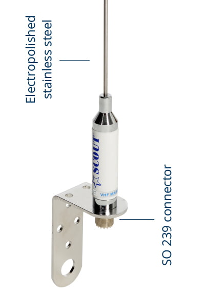 3 dB VHF Antenna 3.3 ft length flexible HTC:8529.10.91.00 PF AN NVHF00012 3 dB VHF Antenna 3.3 ft length flexible HTC:8529.10.91.00 PF AN NVHF00012