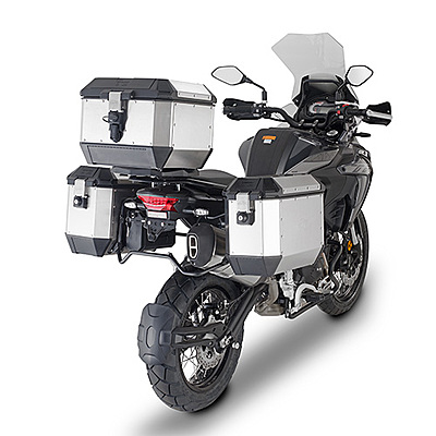 KAPPA MONOKEY TOPBOX BLACK ALUMINIUM KMS44B (44Lt)
